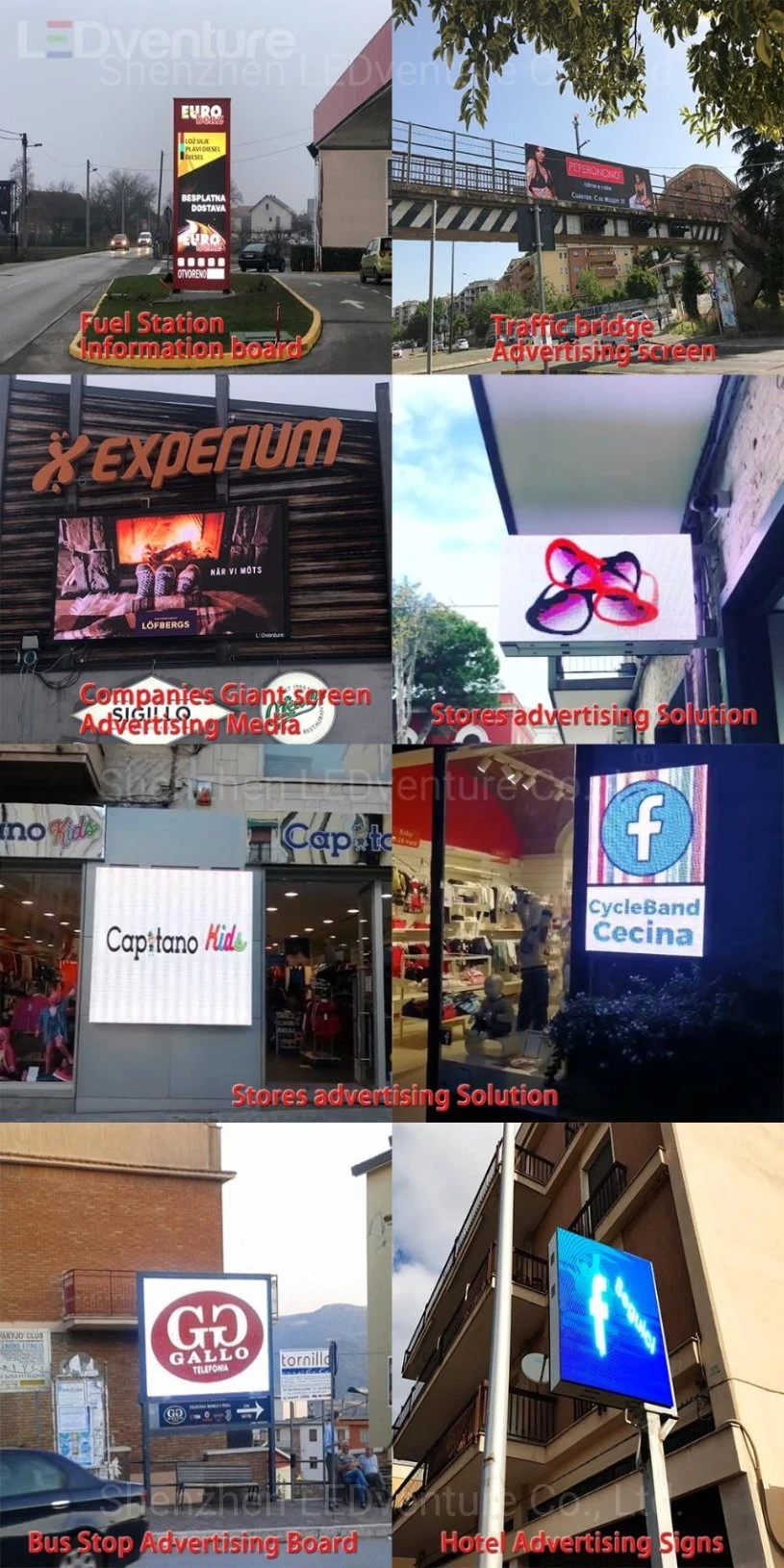 High Quality P5 Outdoor Front Service LED Displays for Advertising